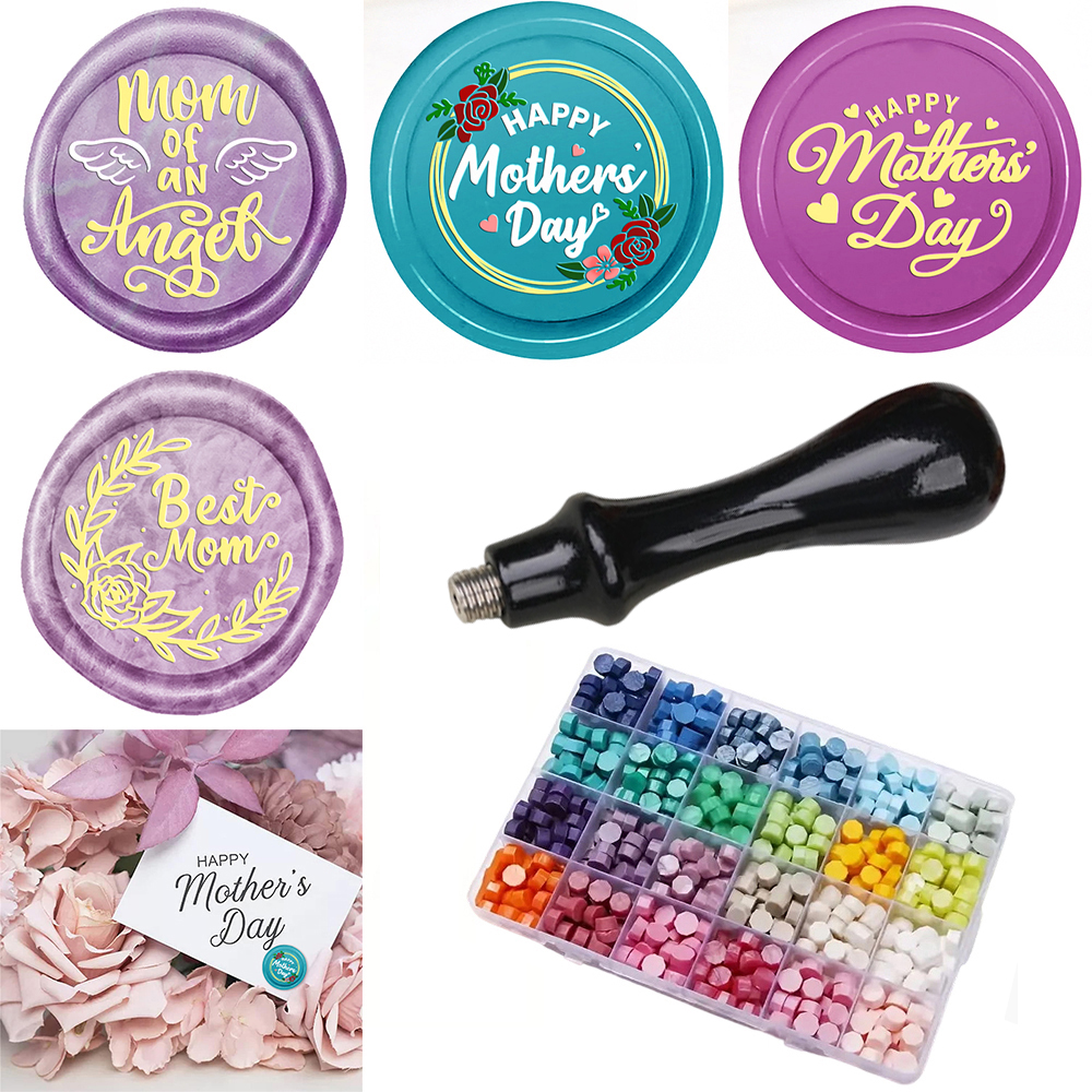 Wax Seal Stamp Set - Happy Mother's Day Wax Seal Stamp