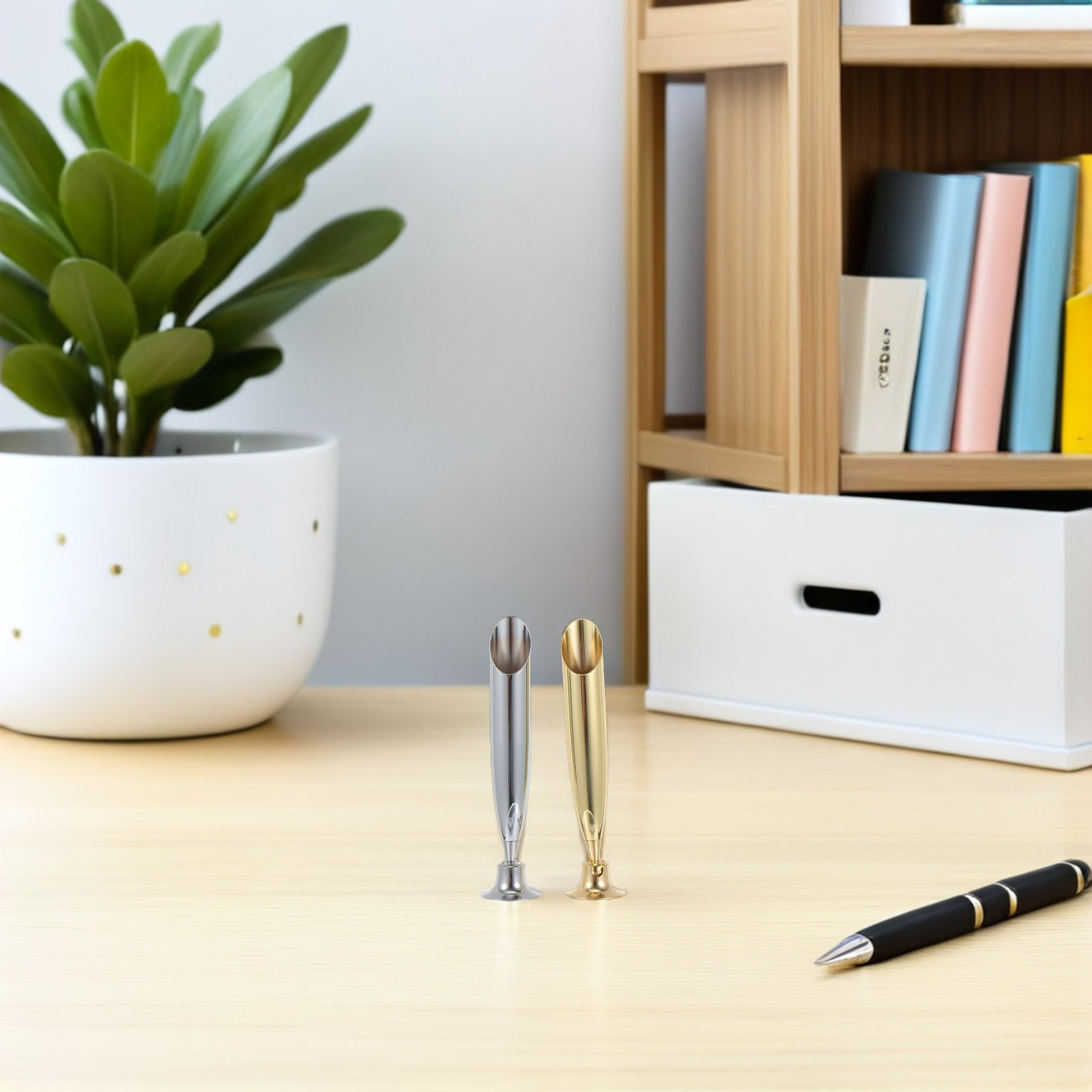 Pen Rest Single - 3Pcs Metal Single Pen Stand Holder
