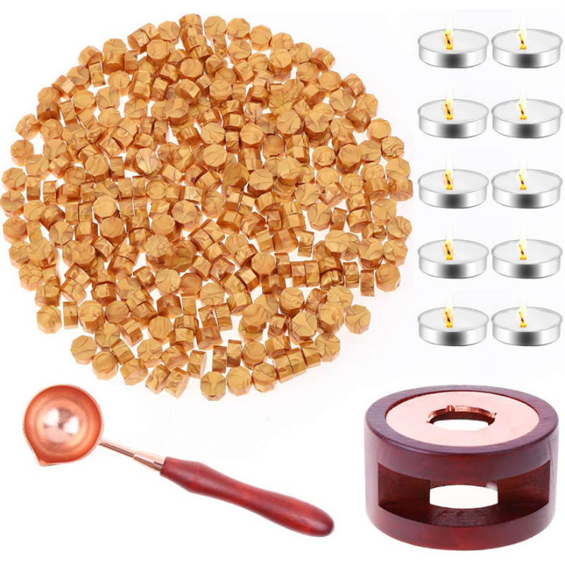Wax Seal Set Includes 200 Gold - Wax Seal Stamp Set avis et prix