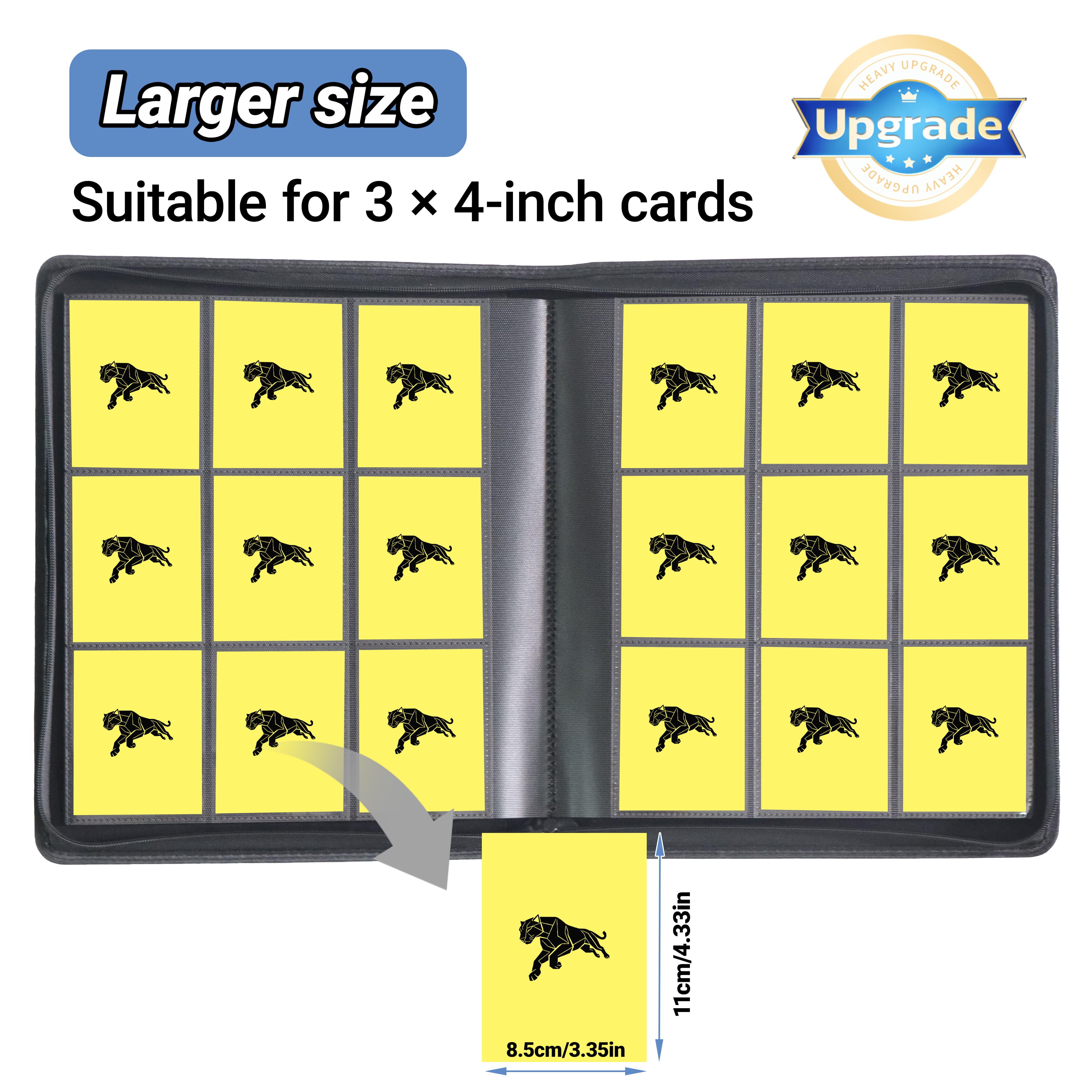 360 Pockets 9-Pocket PU Leathe - Card Index Box avis et prix
