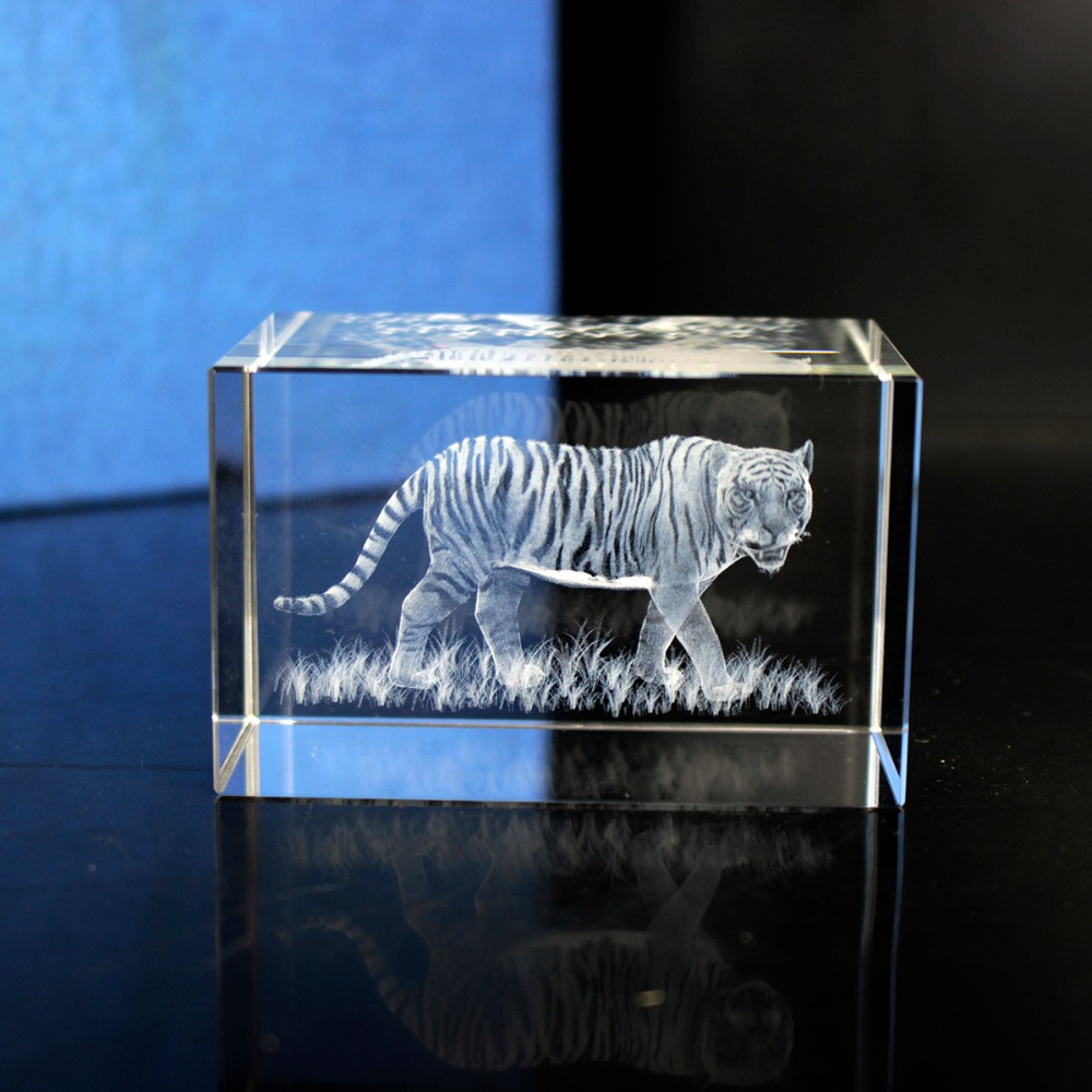 K9 Crystal Tiger Model Statue  - Paper Weight Crystal avis et prix