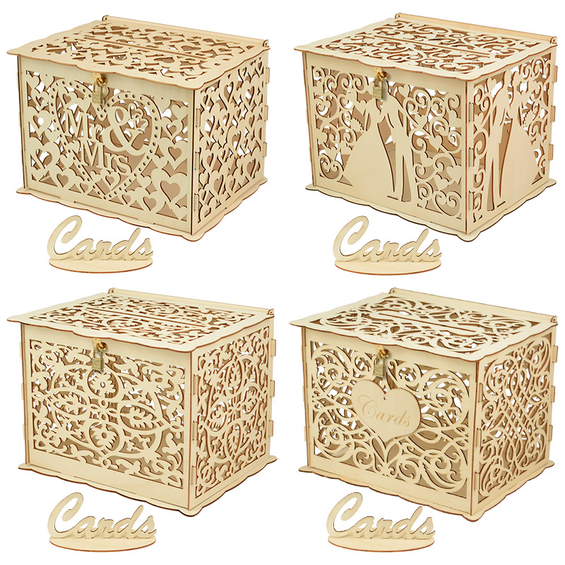 30X24X21cm DIY Wedding Gift Ca - Card Index Box avis et prix