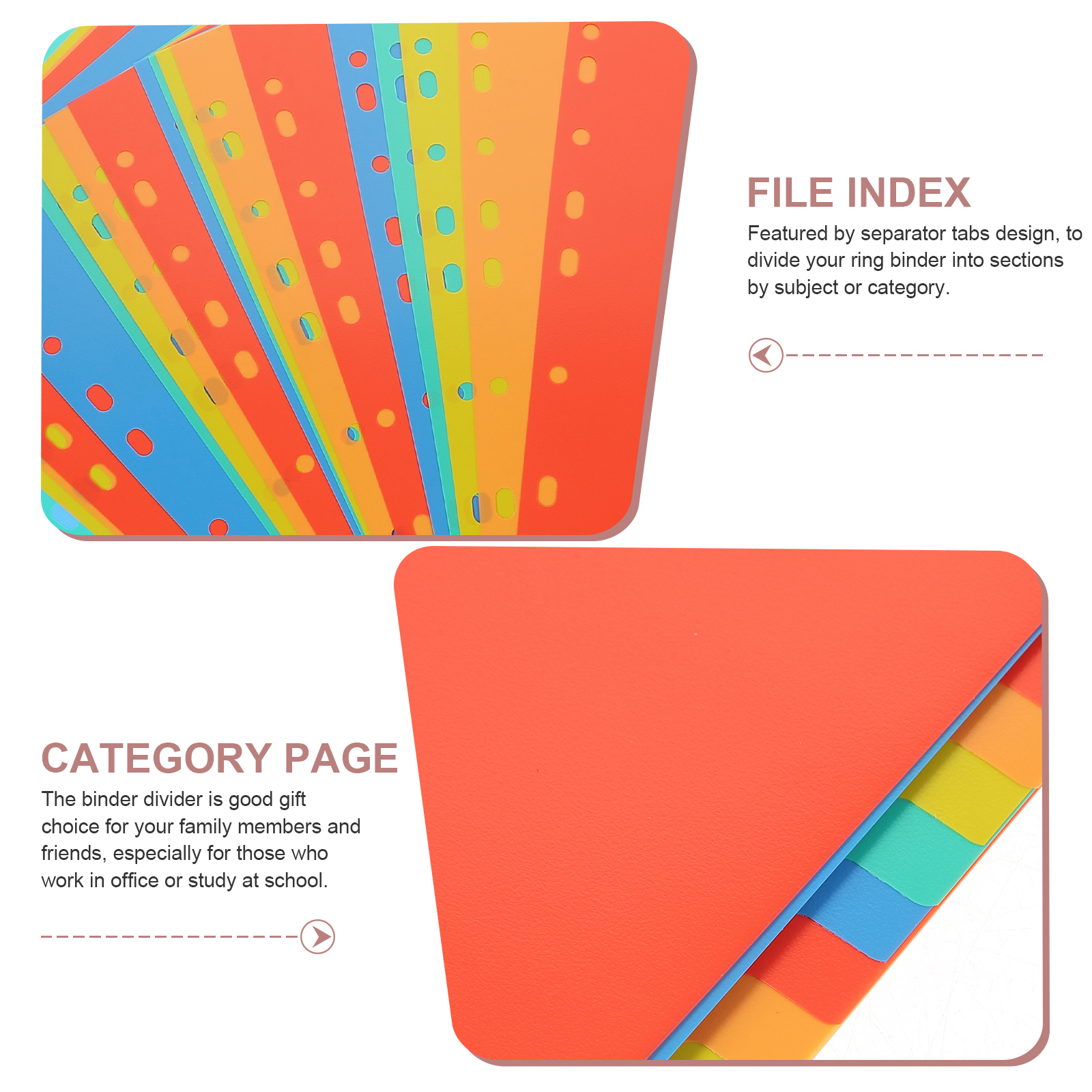 A4 Index Pages Plastic Binder  - Tab Divider A4 avis et prix