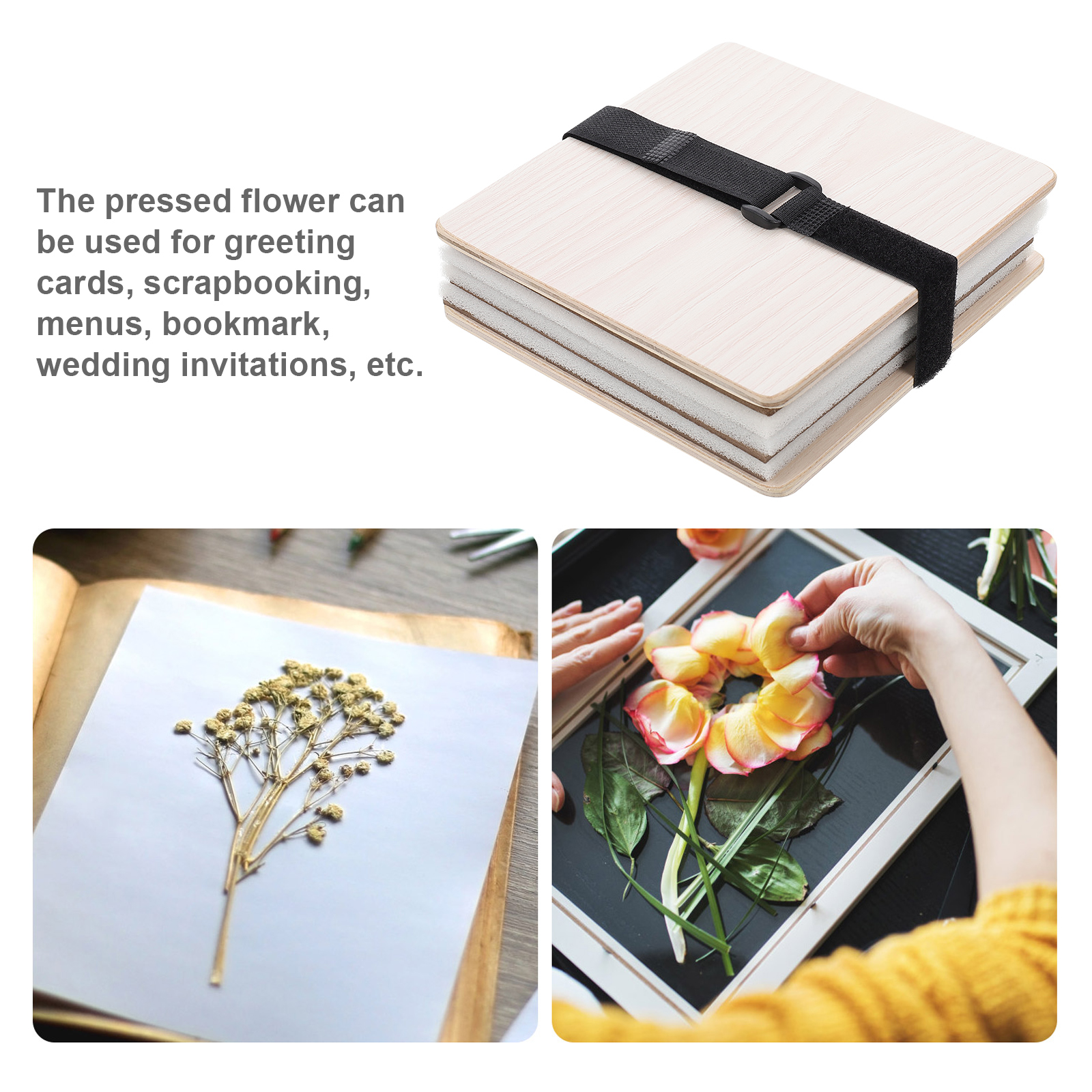 1 set Flower Press Kit Plant L - Ink Blotter Paper avis et prix