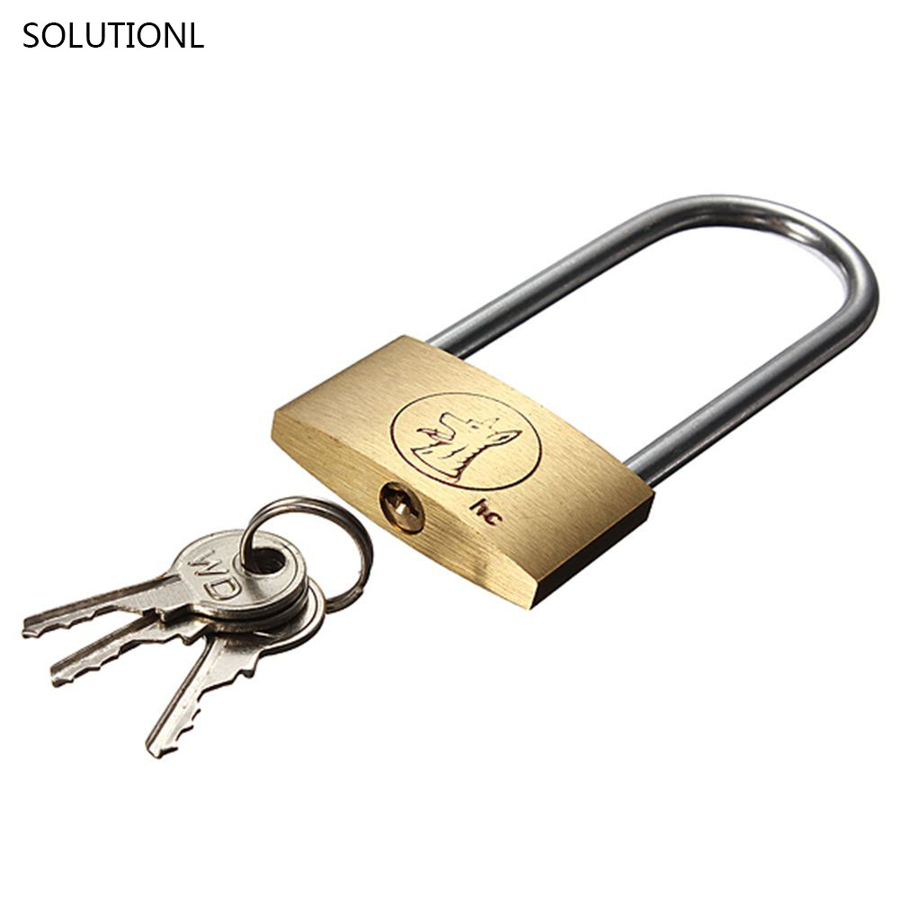 New Brass Padlock Long Shackle - Letter Opener Brass avis et prix