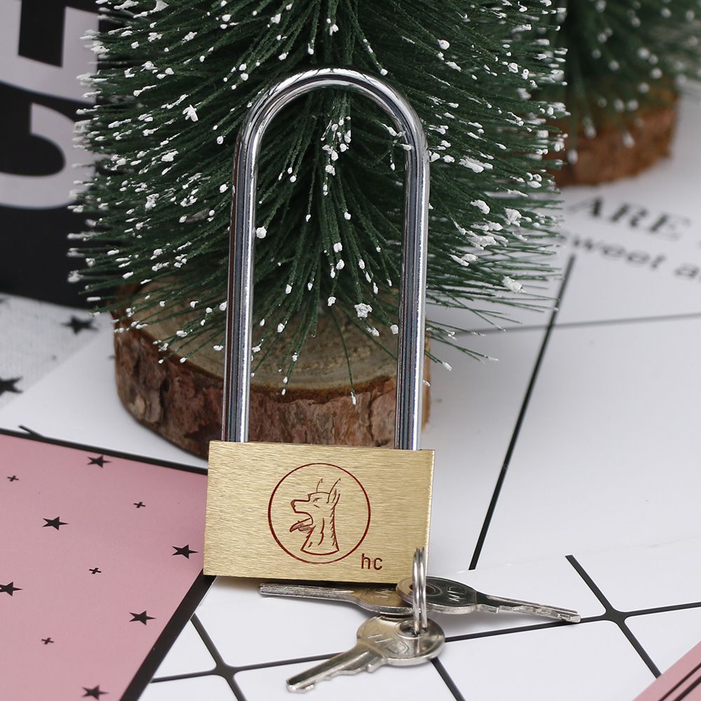 New Brass Padlock Long Shackle - Letter Opener Brass avis et prix