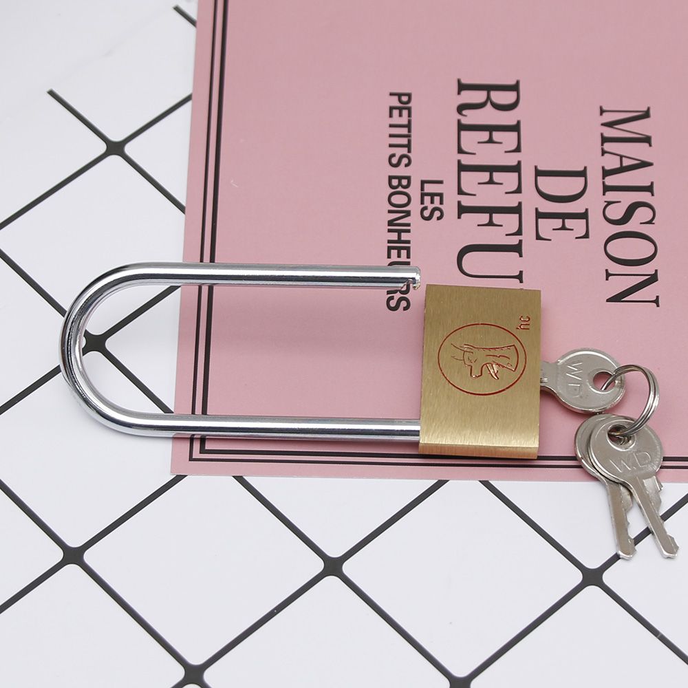 New Brass Padlock Long Shackle - Letter Opener Brass avis et prix