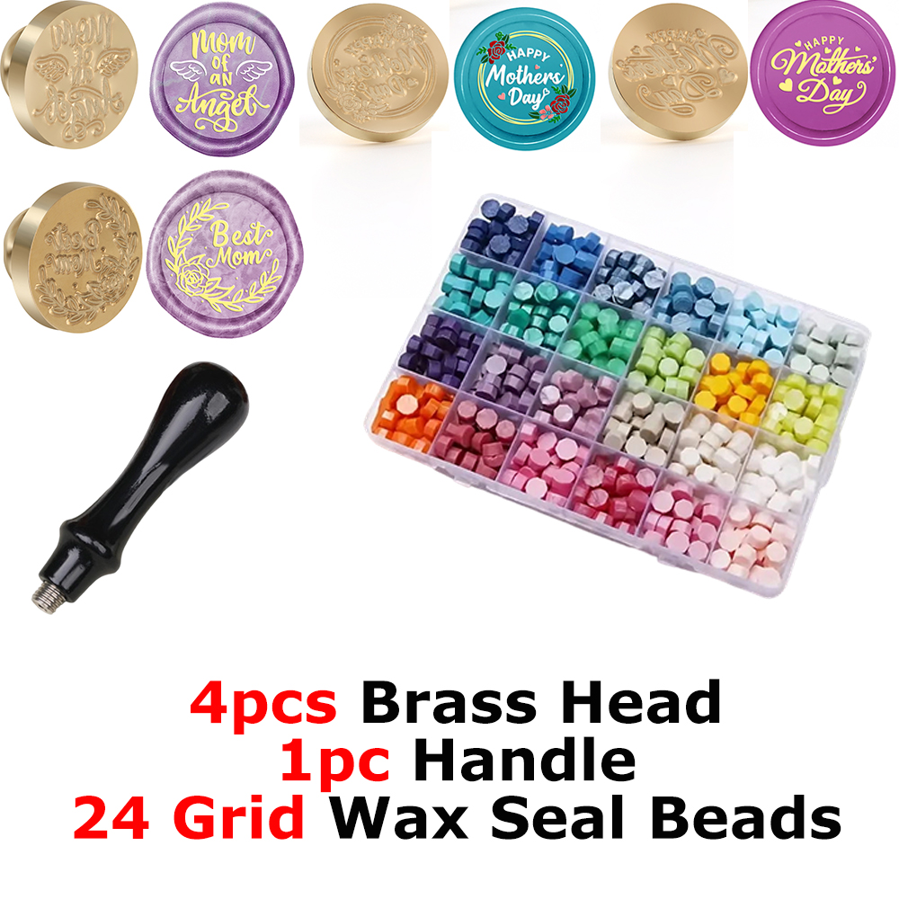 Happy Mother's Day Wax Seal St - Wax Seal Stamp Set avis et prix