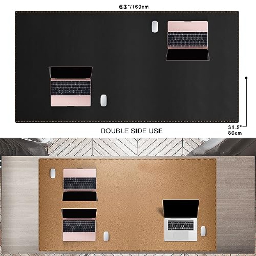 63x31.5 Leather Desk Mat XXL L - Leather Desk Pad avis et prix