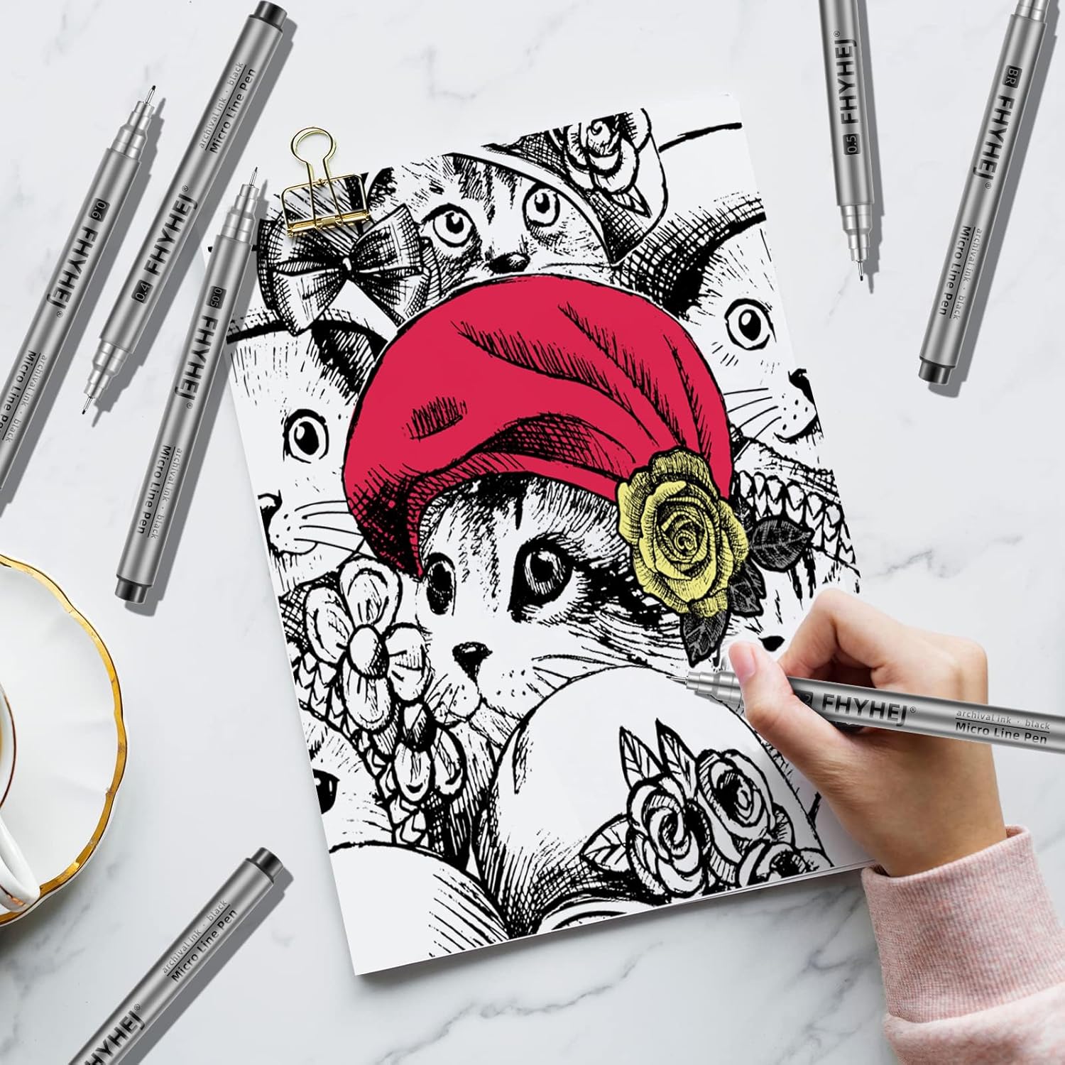 Micro Fineliner Drawing Art Pe - Archive Box Set avis et prix