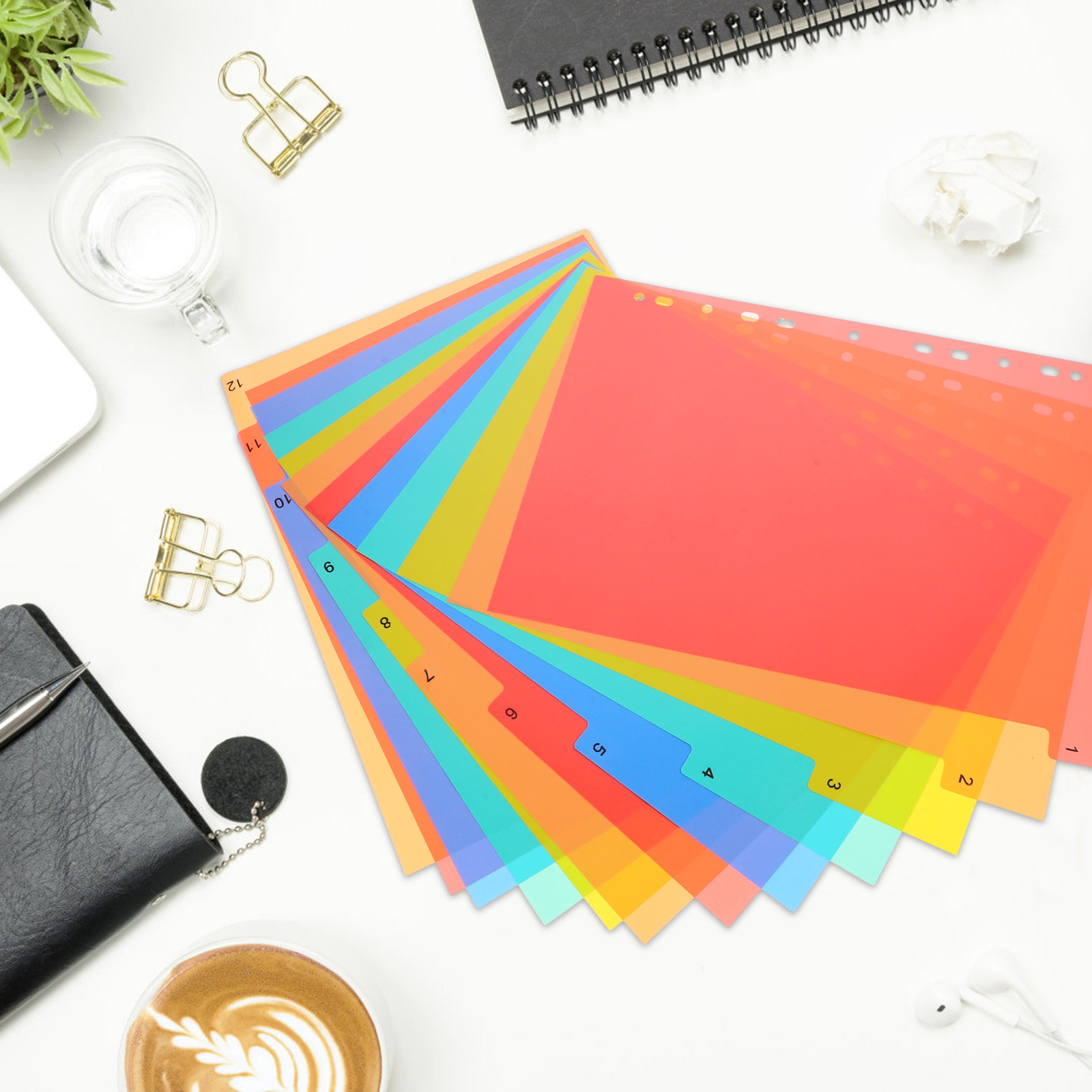 Binder Dividers A4 Colored Pla - Tab Divider A4 avis et prix