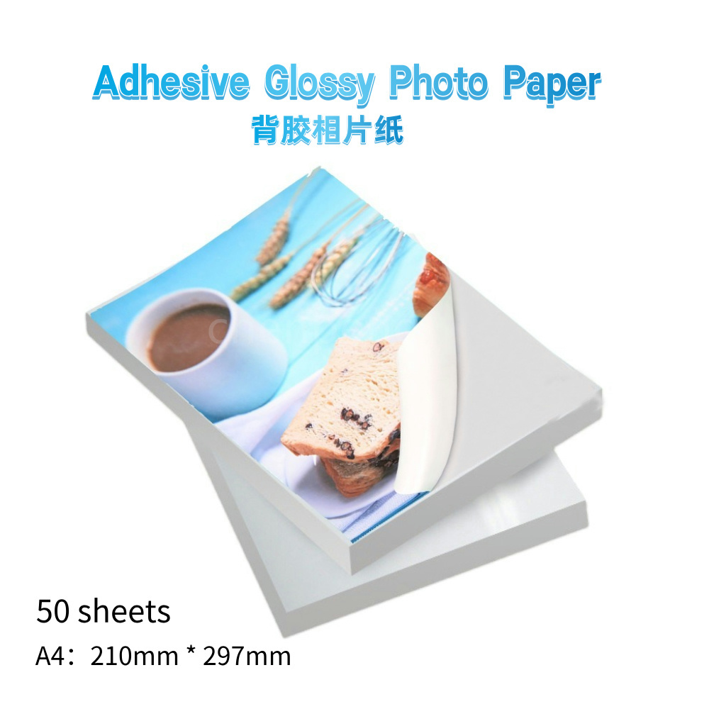 Adhesive Glossy Photo Paper A4 - Ink Blotter Paper avis et prix