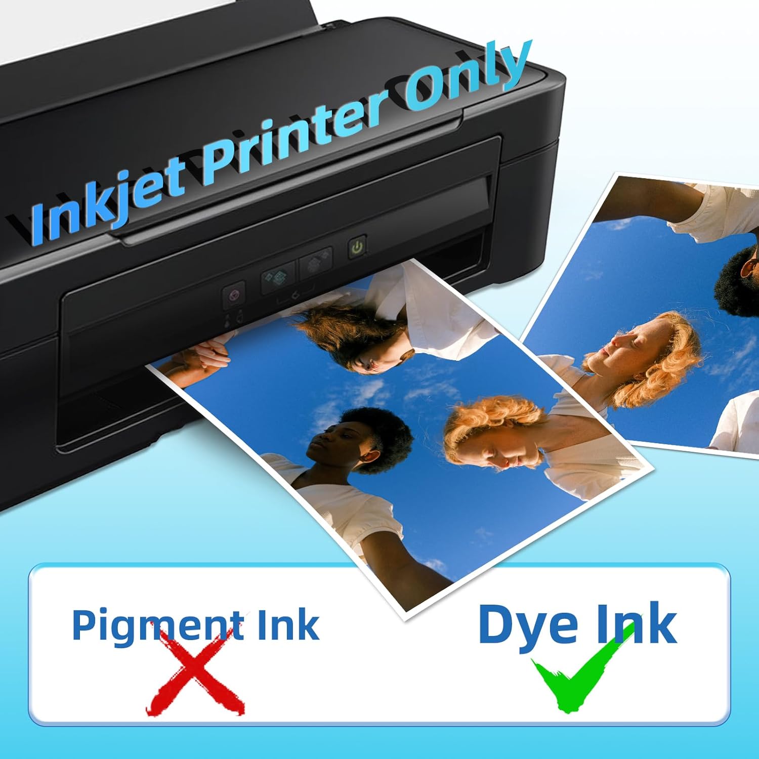 Adhesive Glossy Photo Paper A4 - Ink Blotter Paper avis et prix