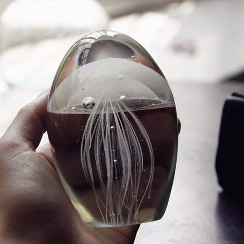 Miniature 3D Jellyfish Crystal - Paper Weight Crystal avis et prix