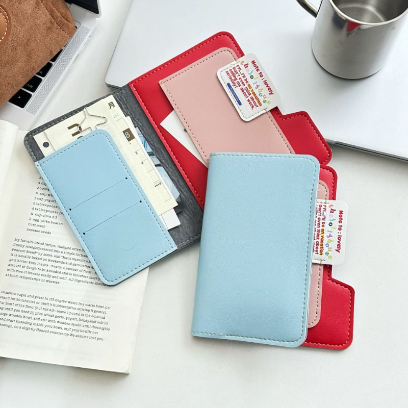 Ins Color Block Passport Holde - Index Card Holder avis et prix