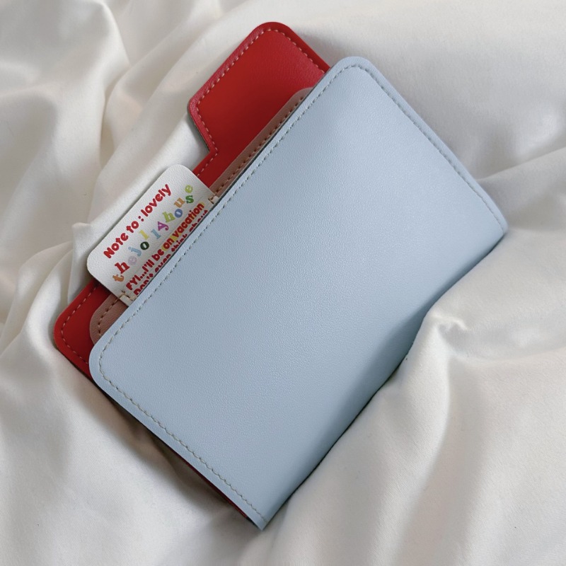 Ins Color Block Passport Holde - Index Card Holder avis et prix