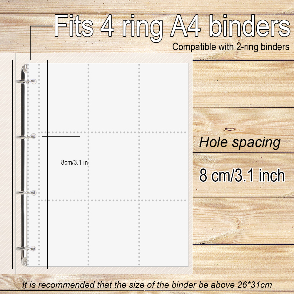 PLRBOK A4 Clear 10 Pcs Photo A - Binder A4 Lever avis et prix