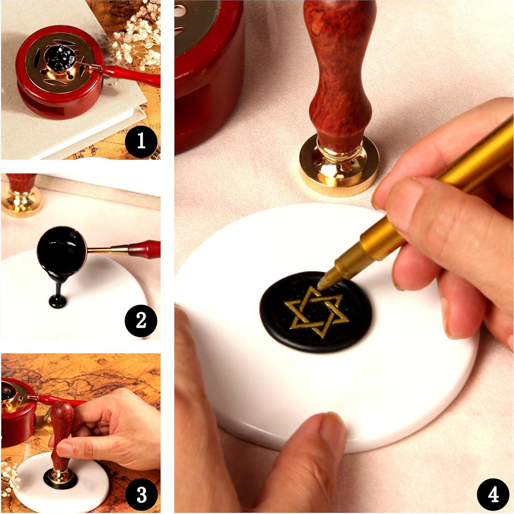 Custom Your Logo 25/30/40/50mm - Wax Seal Stamp Set avis et prix