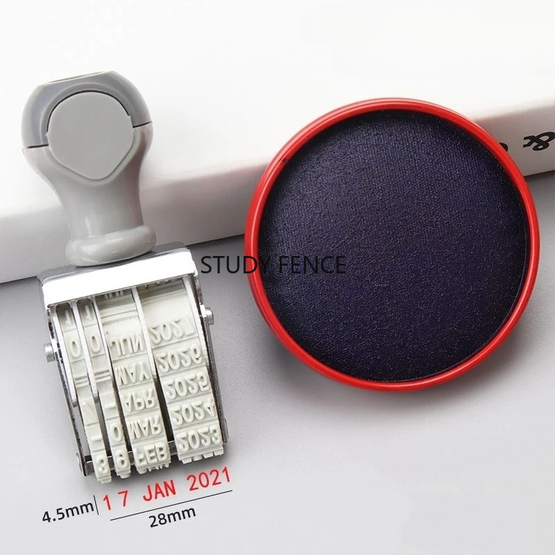 Portable English Date Stamp fo - Rubber Date Stamp avis et prix