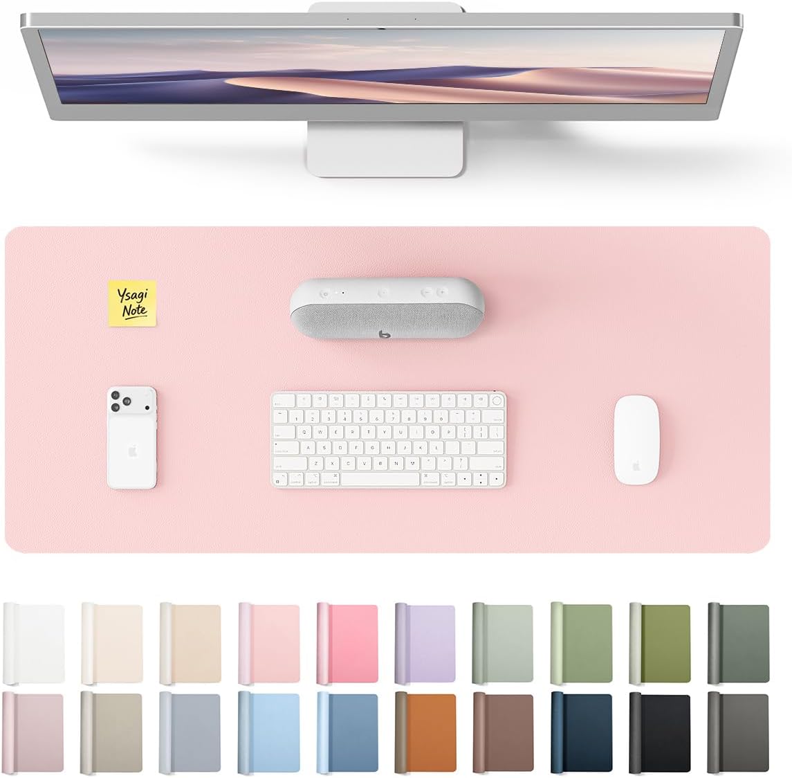 PU Leather Desk Protector with - Leather Desk Pad avis et prix