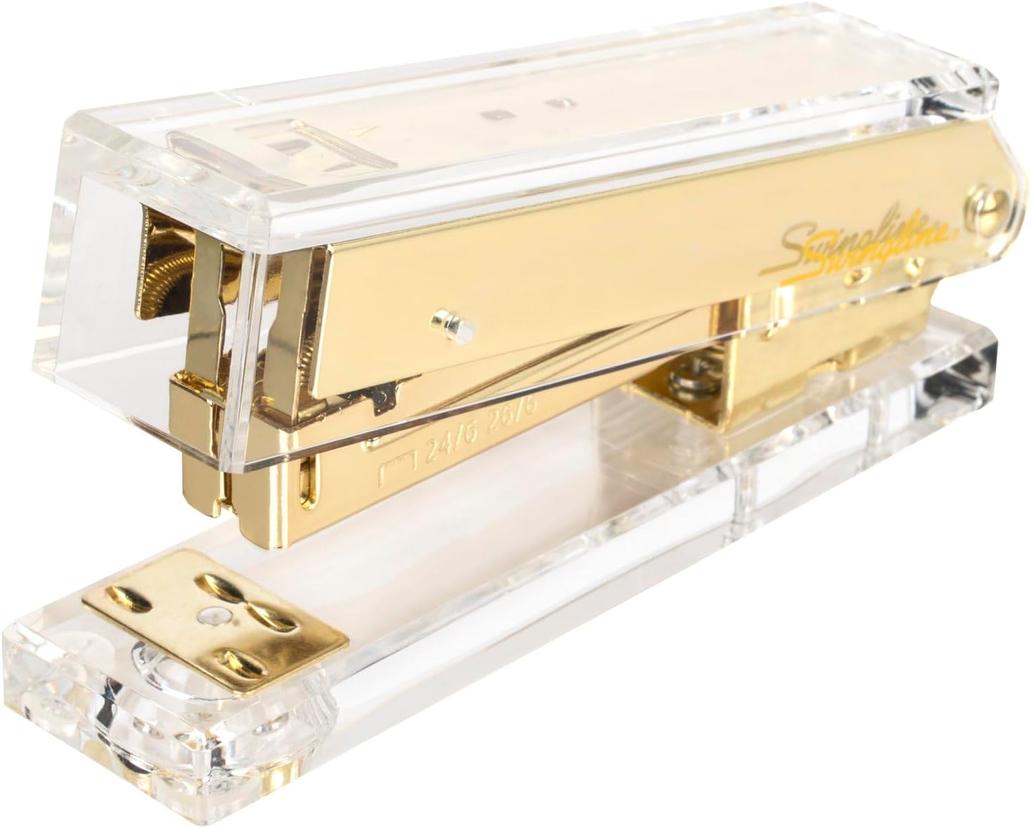 Compact Clear Acrylic Gold Sta - Stapler Half Strip avis et prix