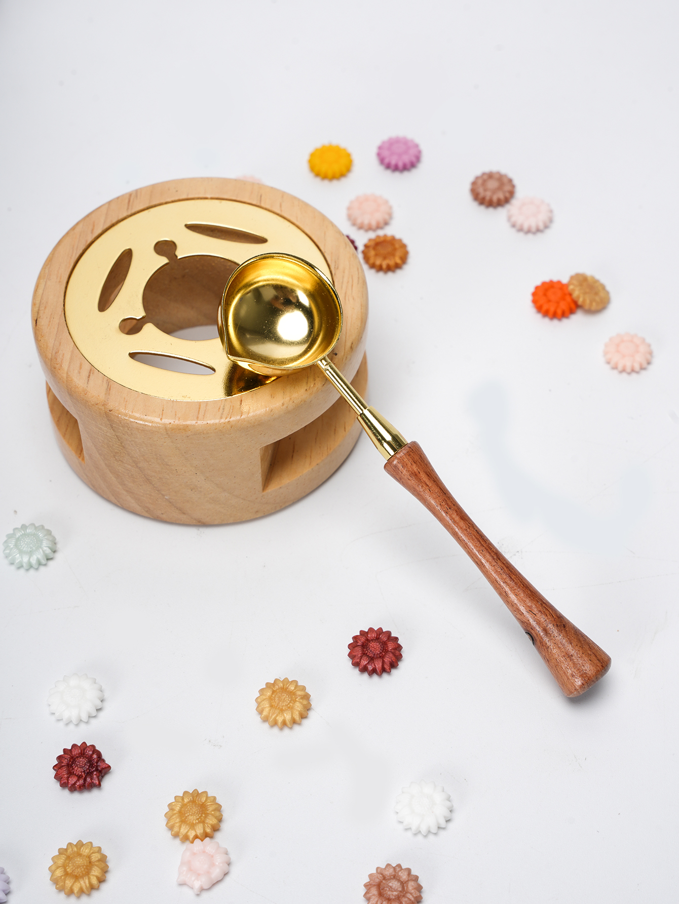 1set Wax Seal Set Wood Wax Mel - Wax Seal Stamp Set avis et prix