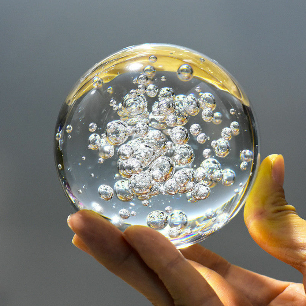 40/60/80MM Clear Bubble Crysta - Paper Weight Crystal avis et prix