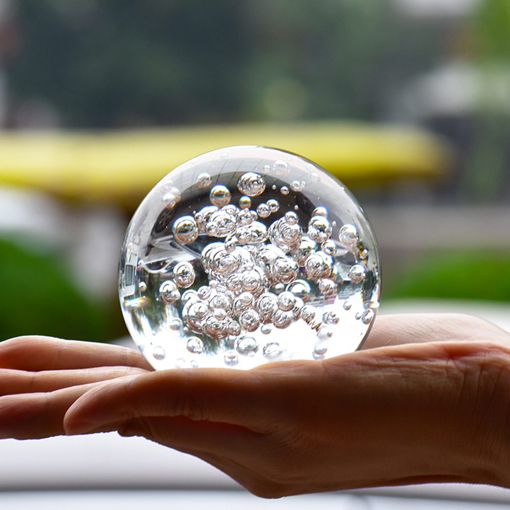 40/60/80MM Clear Bubble Crysta - Paper Weight Crystal avis et prix
