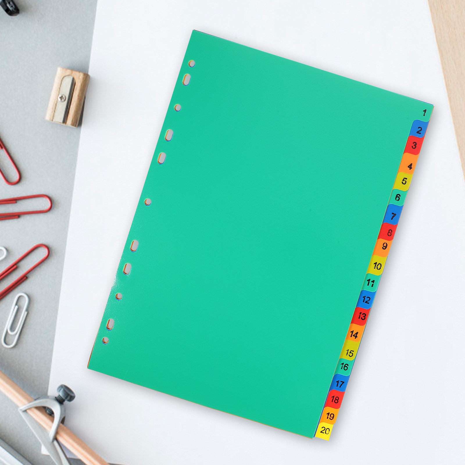 Plastic A4 Binder Dividers 20  - Tab Divider A4 avis et prix