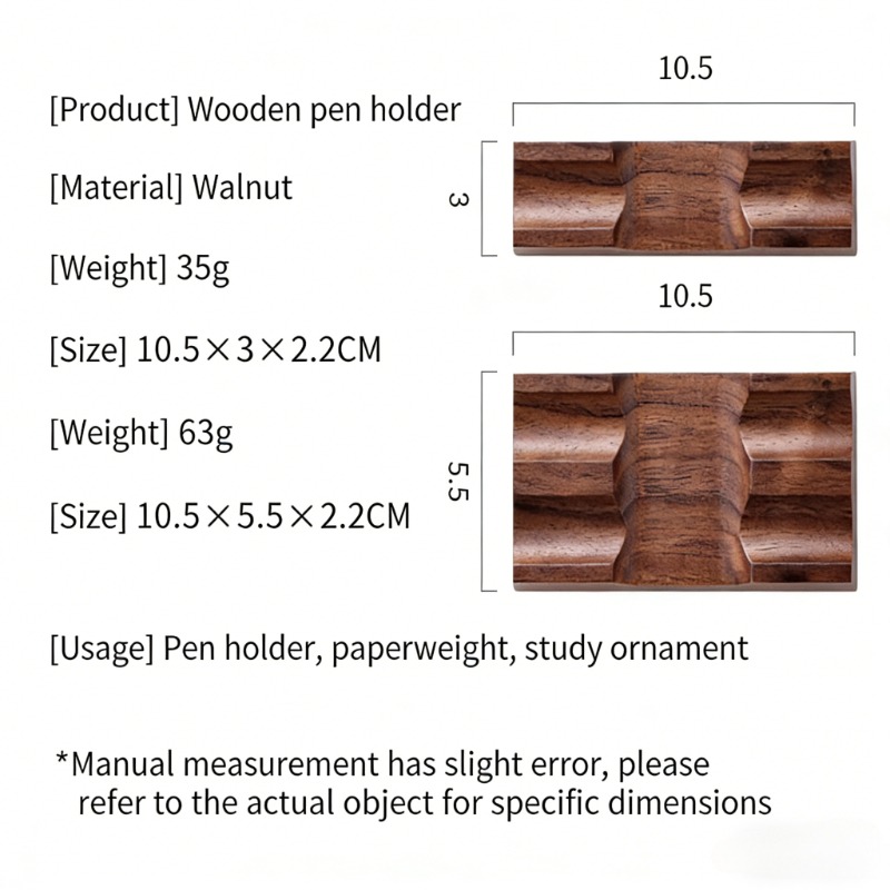 Walnut Wood Pen Holder Stand f - Pen Rest Single avis et prix