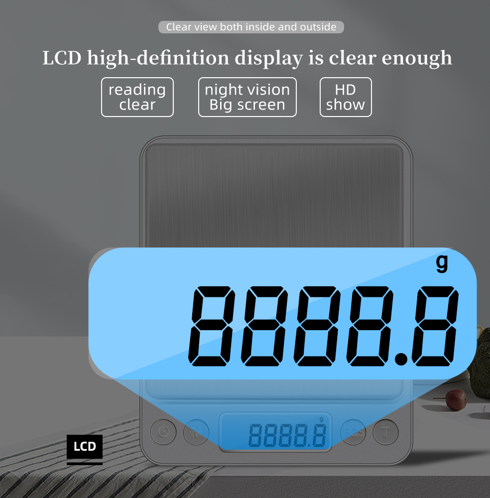 3000g 0.1g Electronic Scale LC - Tape Dispenser Weighted avis et prix
