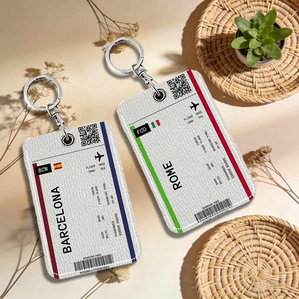 Boarding Pass Plane Ticket Lea - Card Index Box avis et prix