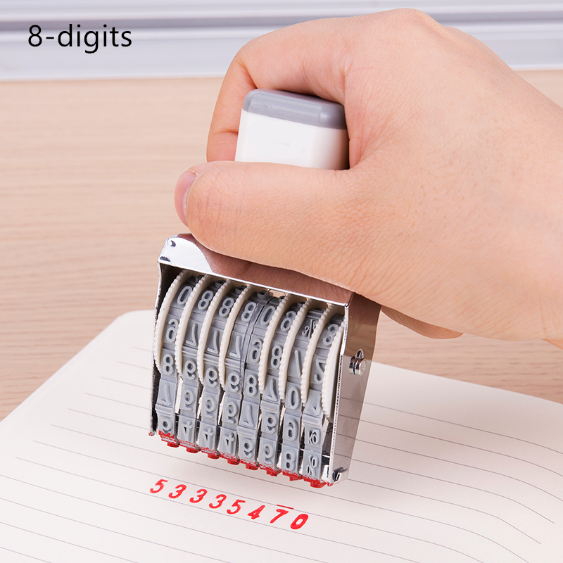 Portable 8/10 Digits Number St - Rubber Date Stamp avis et prix