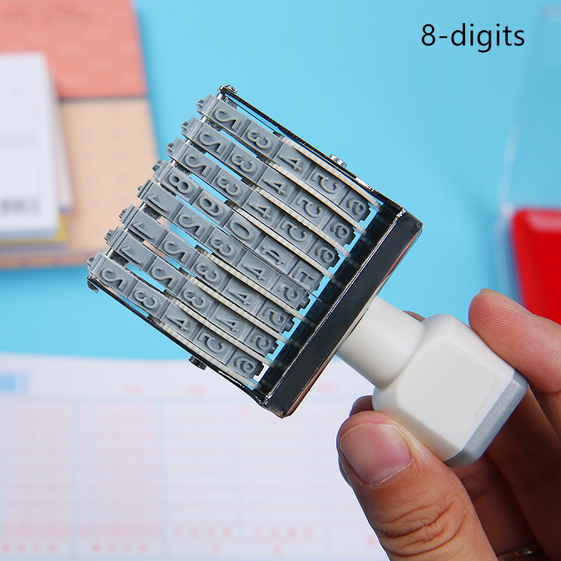 Portable 8/10 Digits Number St - Rubber Date Stamp avis et prix