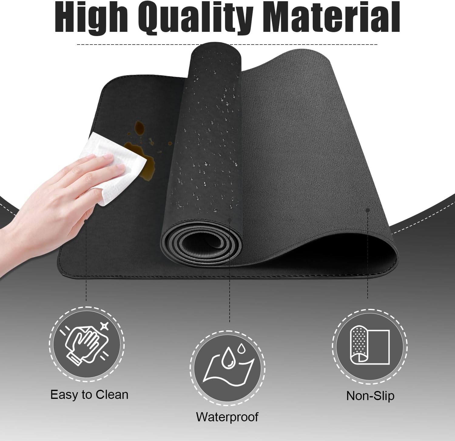 Large Leather Desk Pad Protect - Leather Desk Pad avis et prix