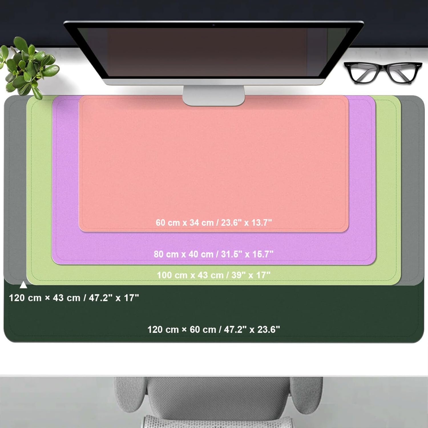 Large Leather Desk Pad Protect - Leather Desk Pad avis et prix