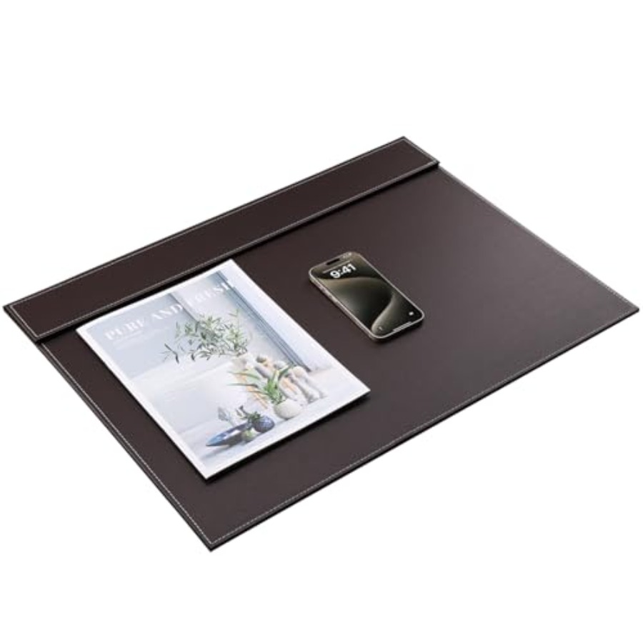 Ultra-Smooth PU Leather Desk P - Leather Desk Pad avis et prix
