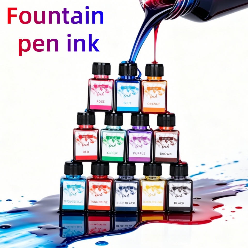12-colors fountain pen ink, 25 - Fountain Pen Bottled Ink avis et prix