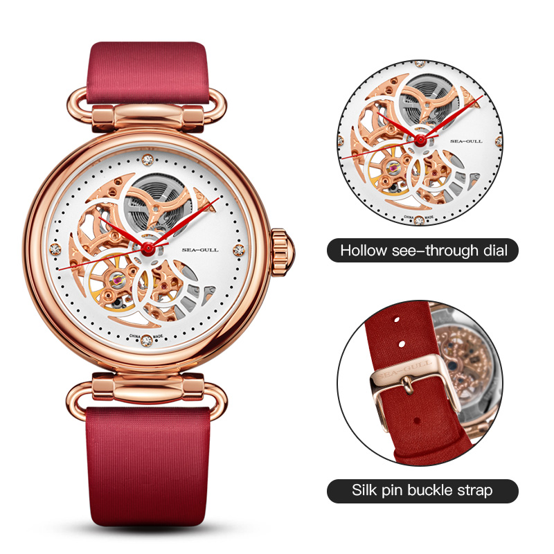 Seagull Openwork Dial Mechanic - Paper Weight Crystal avis et prix