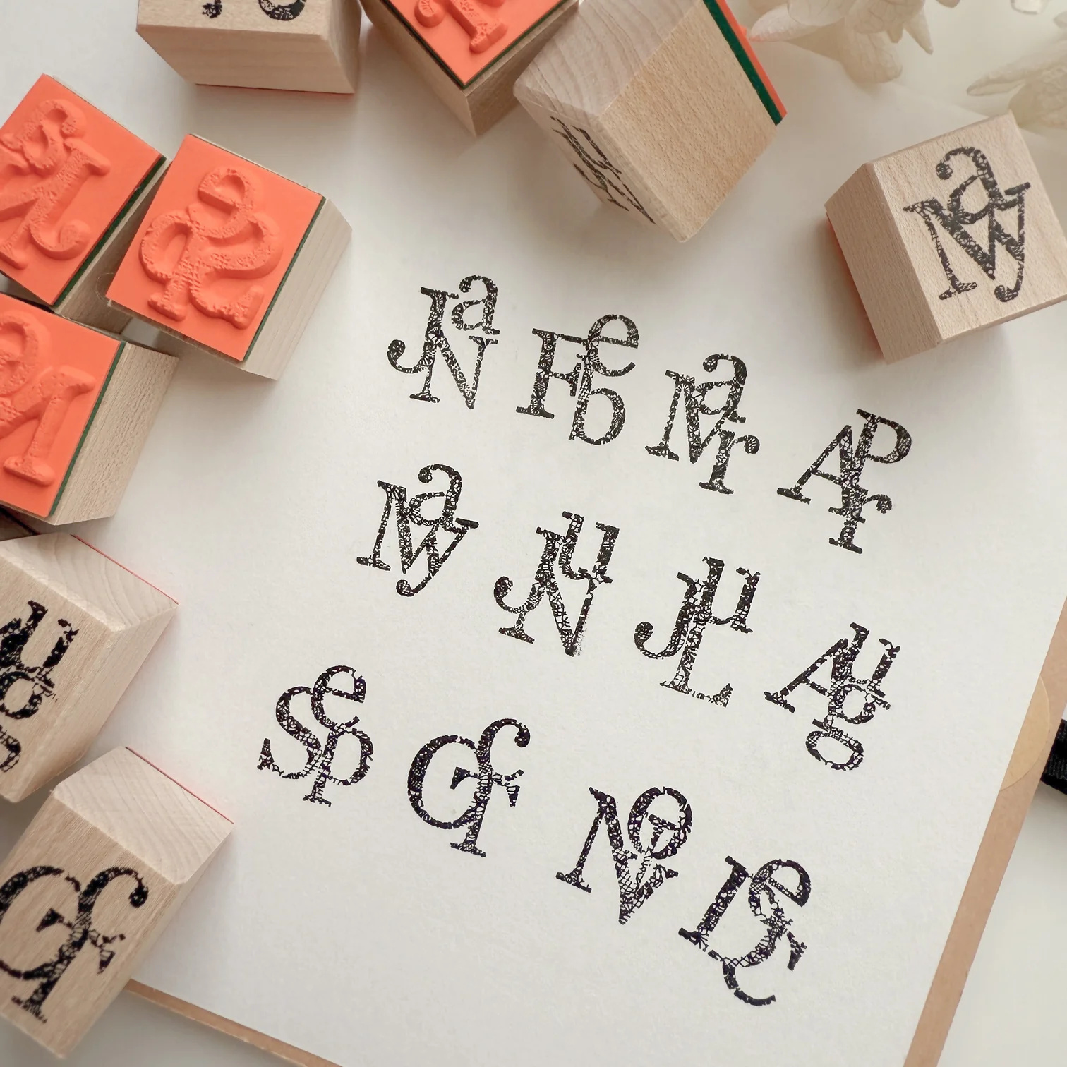 Journal Pages Vintage Month Wh - Rubber Date Stamp avis et prix
