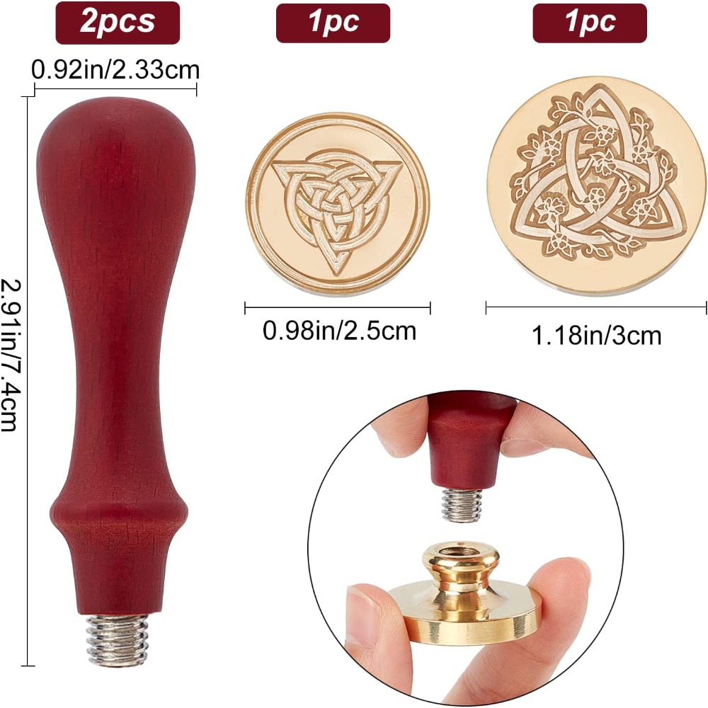 2 Set Celtic Knot Wax Seal Sta - Wax Seal Stamp Set avis et prix