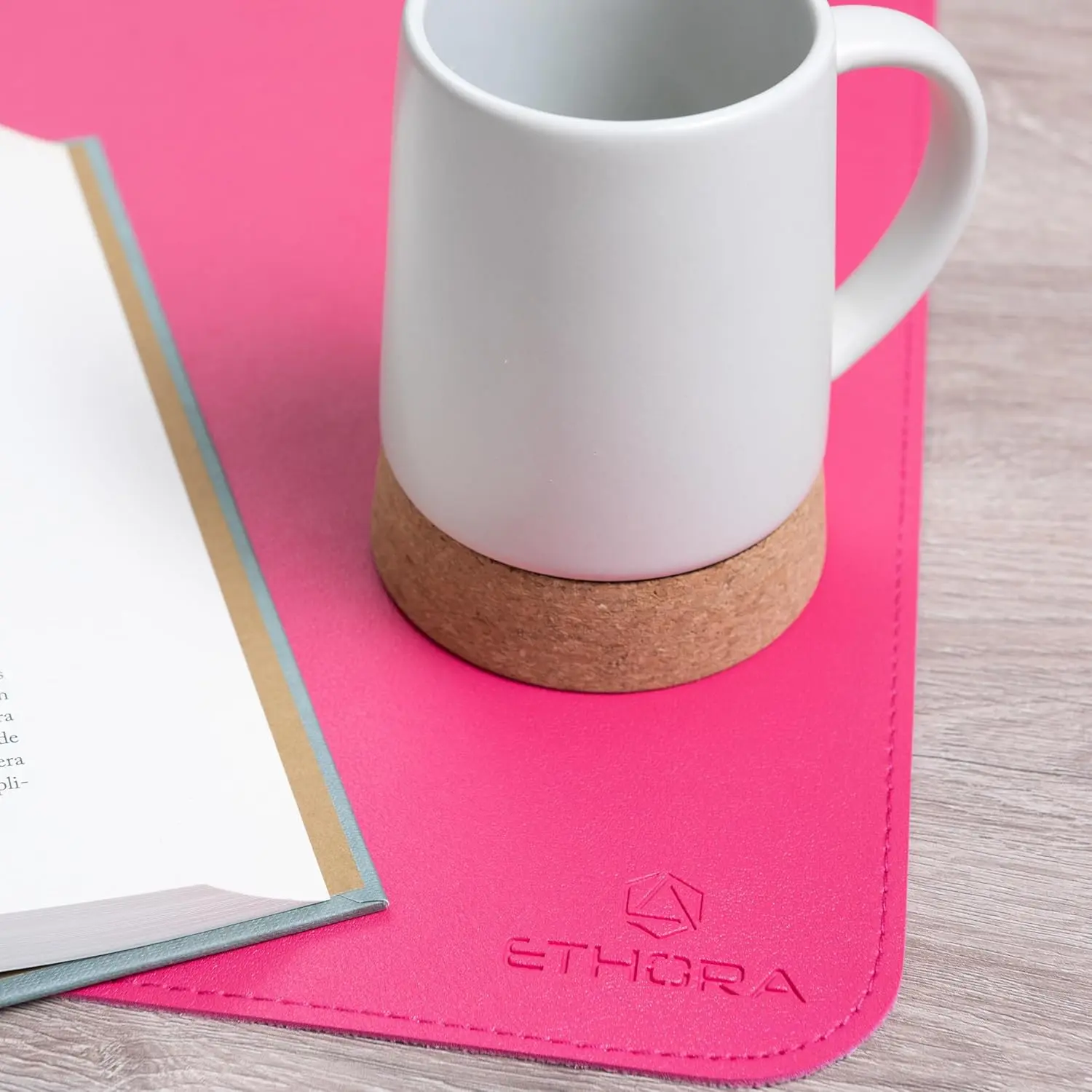 Desk Mat with Non-Slip Suede B - Leather Desk Pad avis et prix