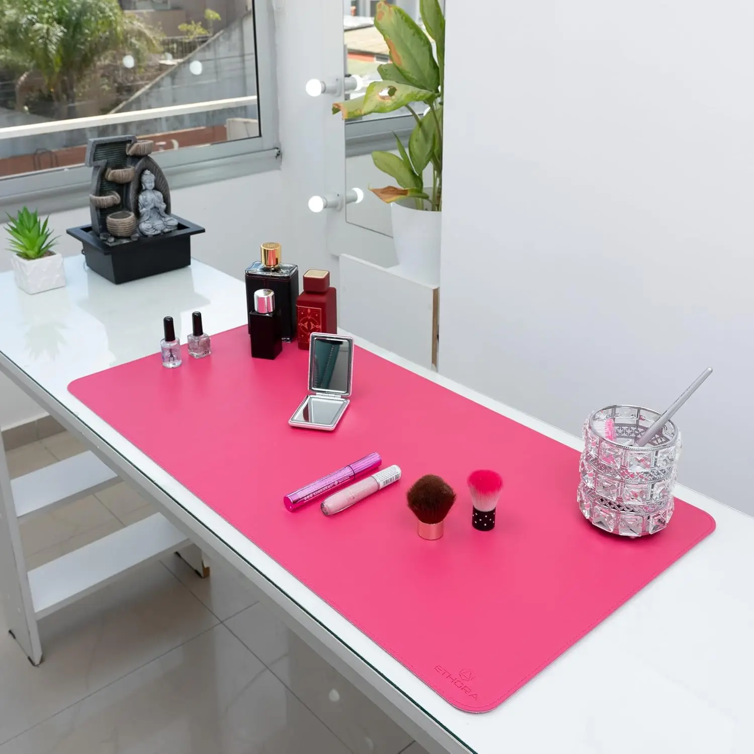 Desk Mat with Non-Slip Suede B - Leather Desk Pad avis et prix