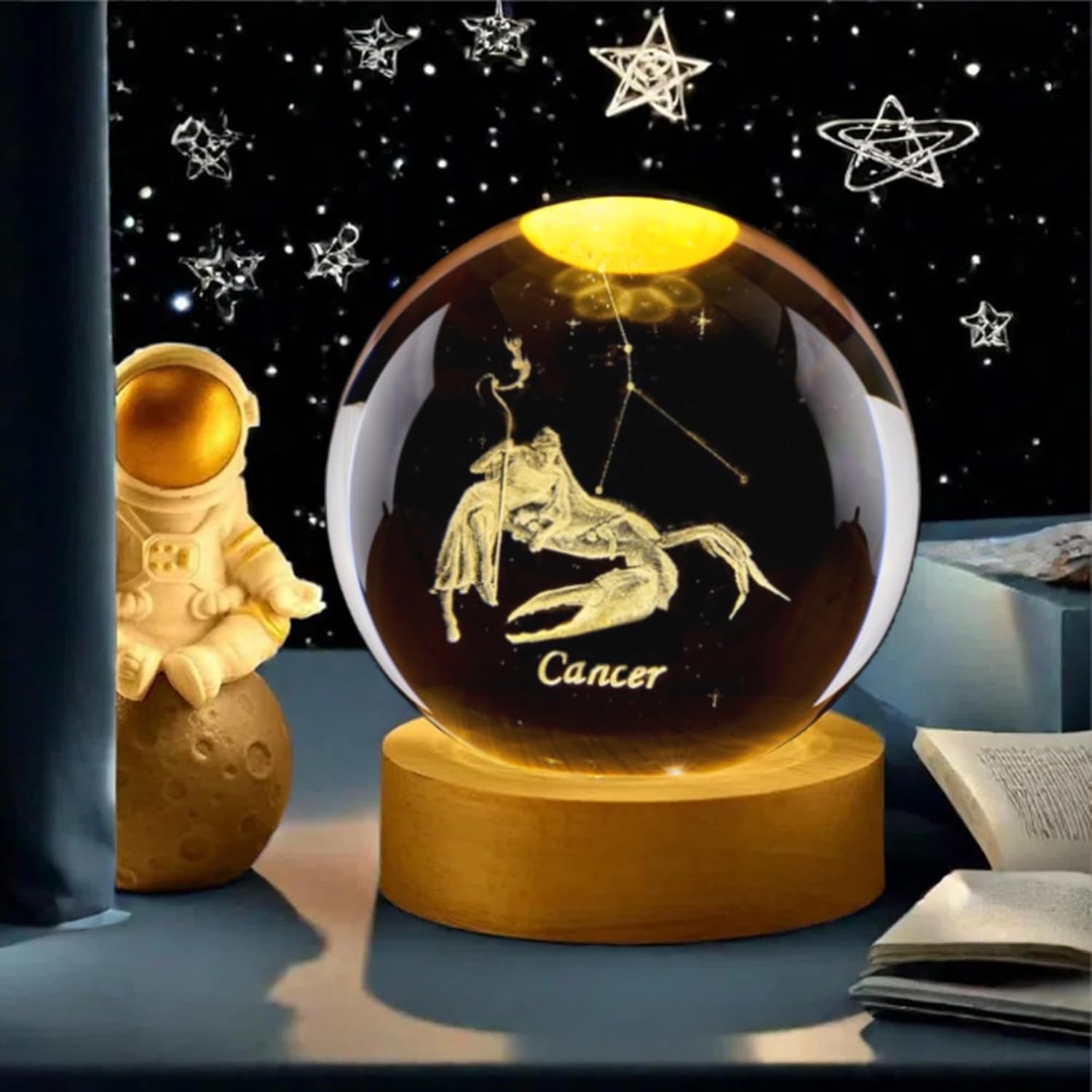 3D Cancer Constellation Crysta - Paper Weight Crystal avis et prix