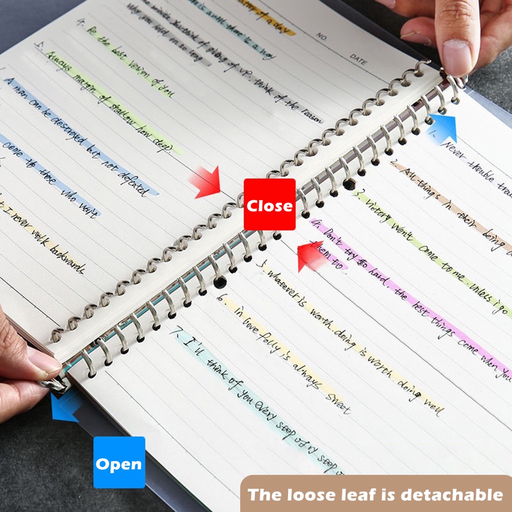 A5/B5/A4 Binder Notebooks Loos - Binder A4 Lever avis et prix