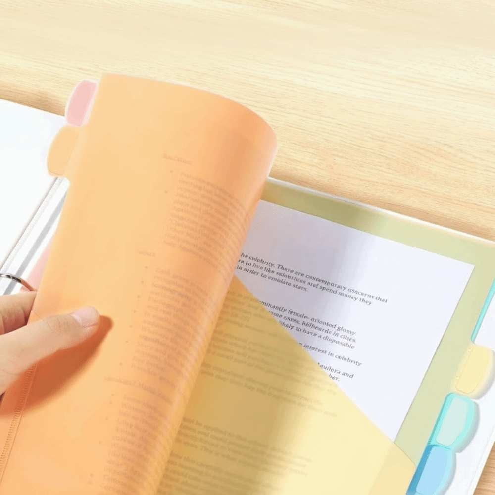 8 pcs A4 Pastel Binder Divider - Tab Divider A4 avis et prix