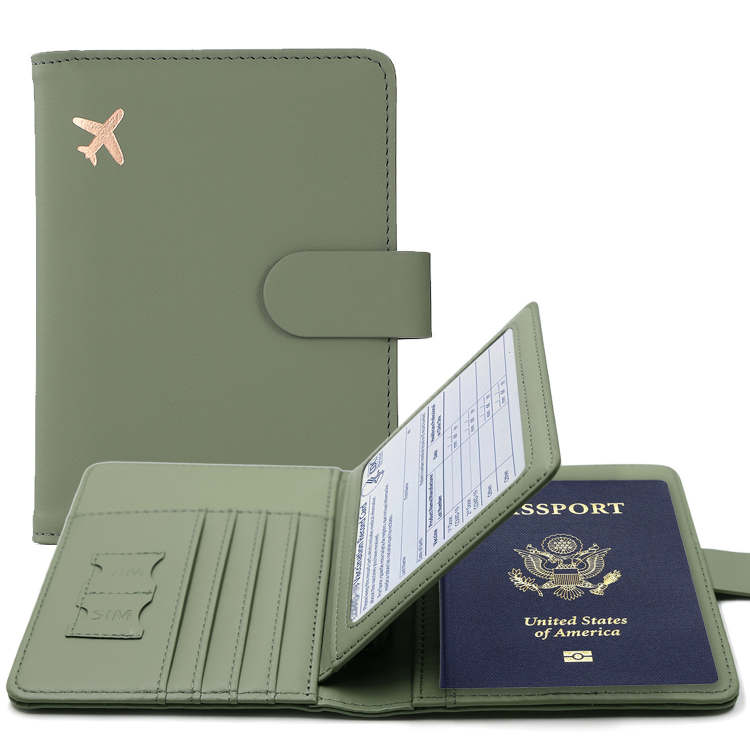 RFID Passport Cover Case Passp - Index Card Holder avis et prix