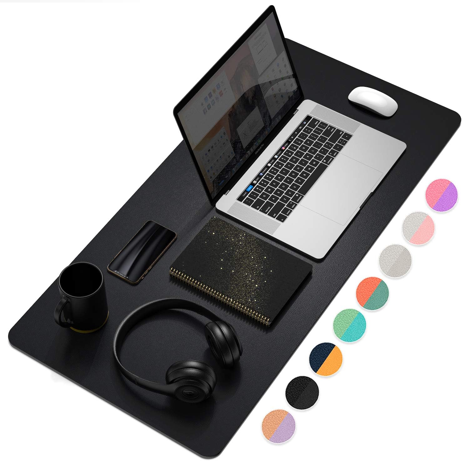 Dual-Sided Desk Pad Protector, - Leather Desk Pad avis et prix