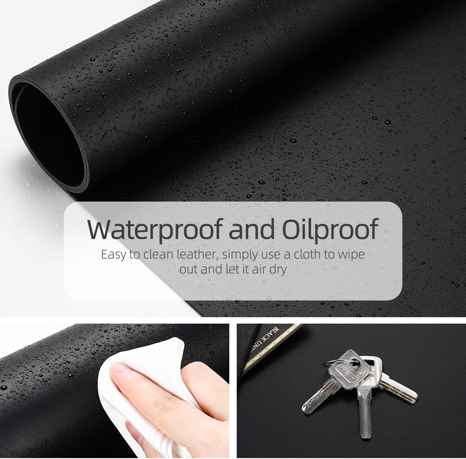 Dual-Sided Desk Pad Protector, - Leather Desk Pad avis et prix