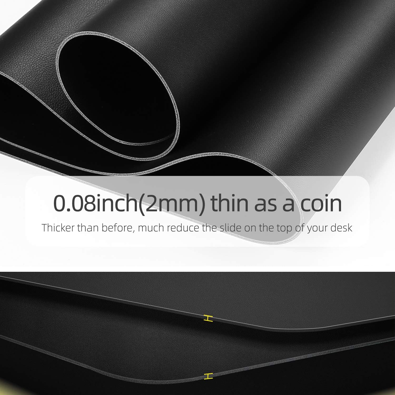 Dual-Sided Desk Pad Protector, - Leather Desk Pad avis et prix